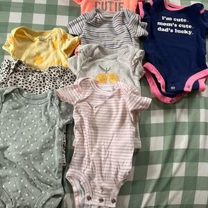 Assorted Baby Onesies Set